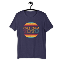 Load image into Gallery viewer, Fun Happily Retired Vintage 2020 Retro Retirement Short-Sleeve Unisex T-Shirt Gift